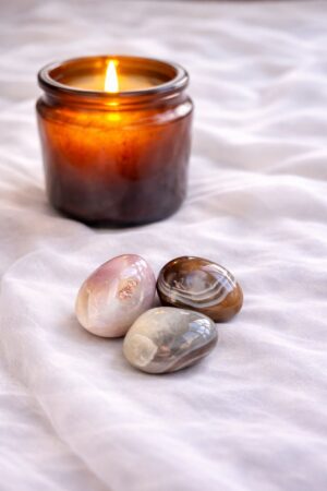 Pierres roulées agate Botswana