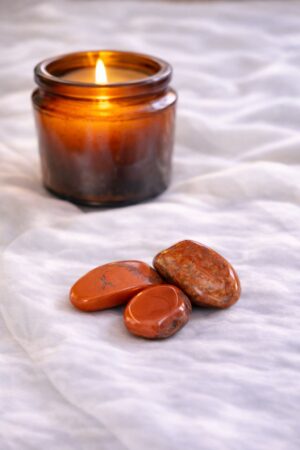 Pierres roulées Jaspe rouge