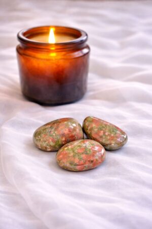 Pierres roulées Jaspe Unakite