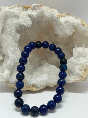 Bracelet perles Azurite 08 mm