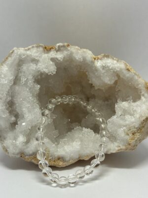 Bracelet perles Cristal de roche 06 mm