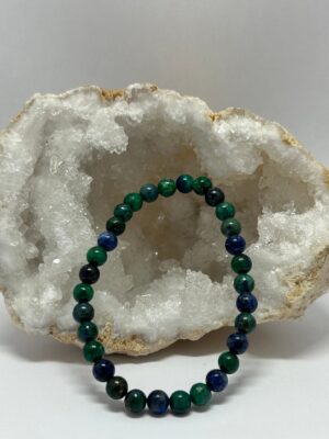 Bracelet perles Azurite Malachite 06 mm