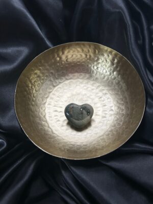 Petit cœur Jaspe Ocean