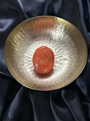 Galet Calcite orange