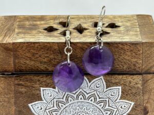 Boucles d'oreilles Améthyste