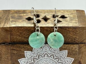 Boucles d'oreilles Amazonite