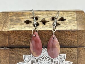 Boucles d'oreilles Jaspe Polychrome