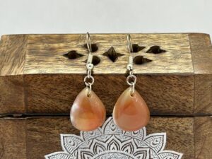 Boucles d'oreilles Cornaline