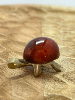 Petite tortue Cornaline